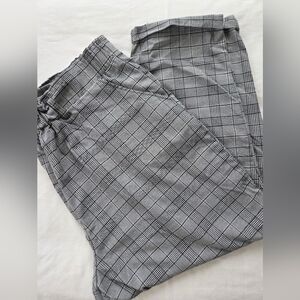 Gray Plaid Pants